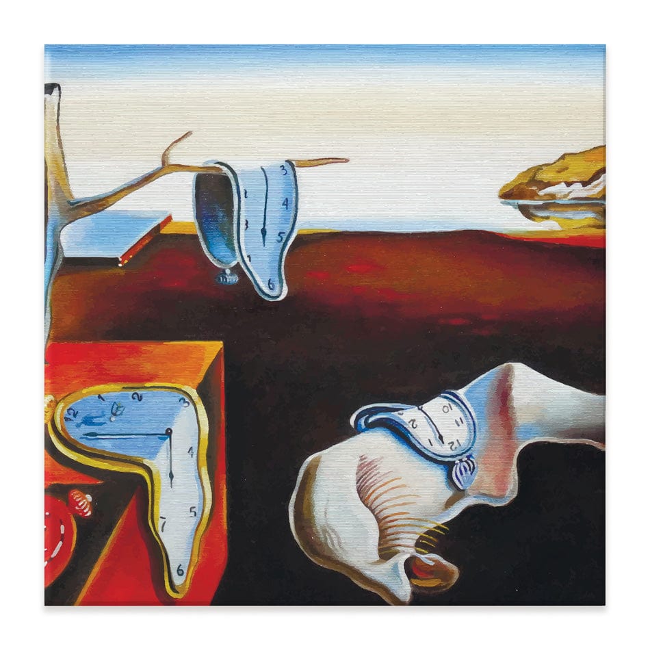 The Persistence Of Memory Square Canvas Print wall art product kumachenkova / Shutterstock