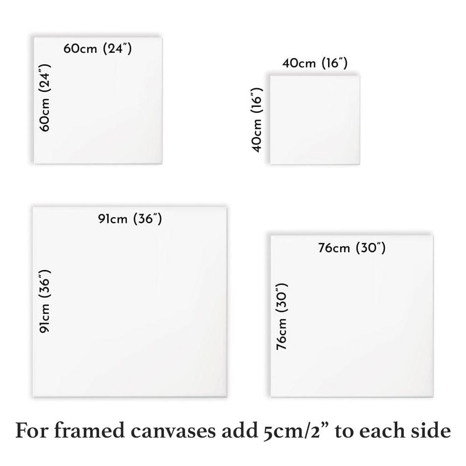 The Persistence Of Memory Square Canvas Print wall art product kumachenkova / Shutterstock