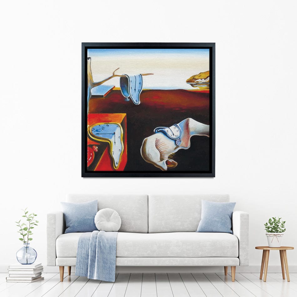 The Persistence Of Memory Square Canvas Print wall art product kumachenkova / Shutterstock