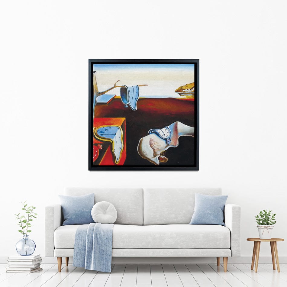 The Persistence Of Memory Square Canvas Print wall art product kumachenkova / Shutterstock