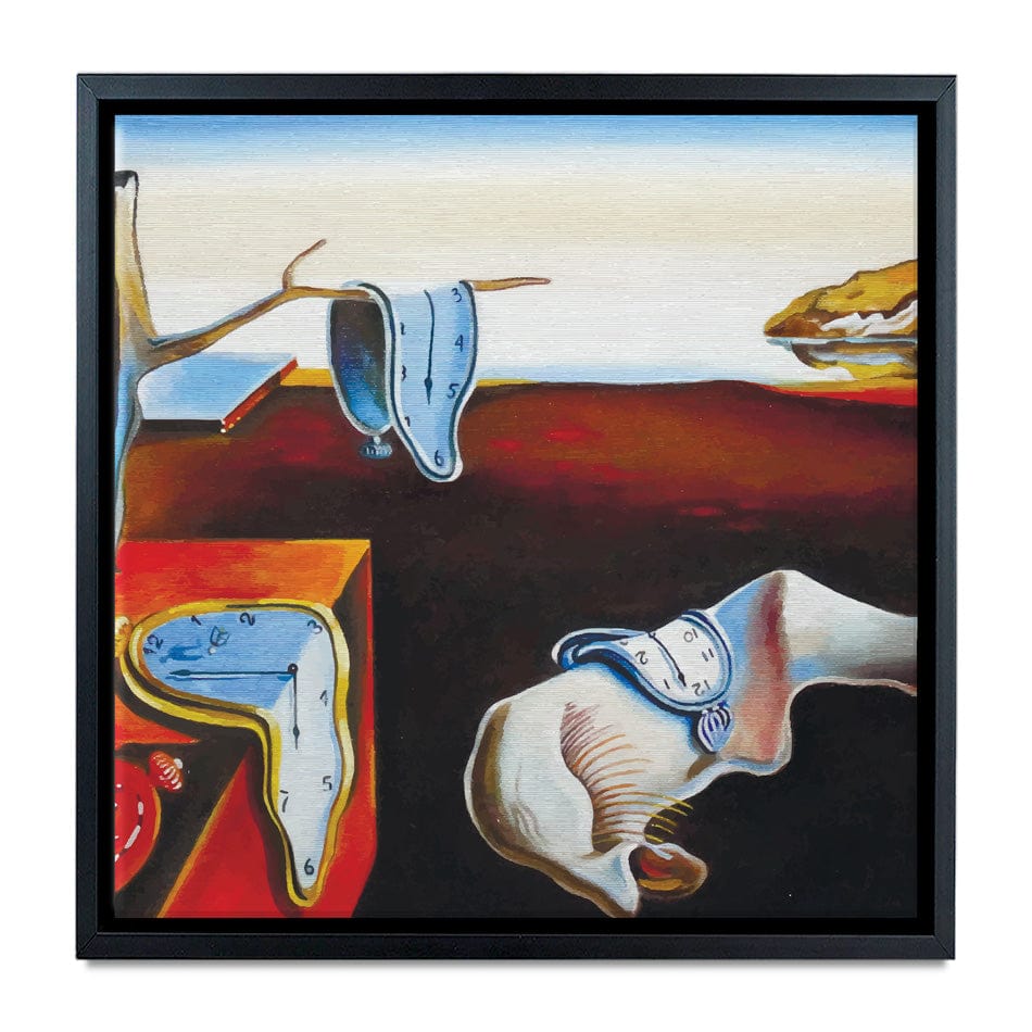 The Persistence Of Memory Square Canvas Print wall art product kumachenkova / Shutterstock