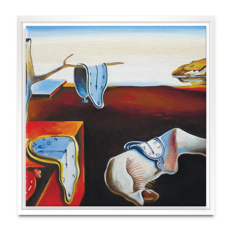 The Persistence Of Memory Square Canvas Print wall art product kumachenkova / Shutterstock