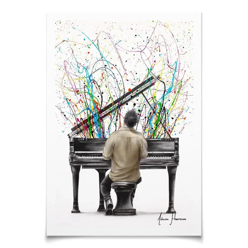 The Piano Solo Art Print The Piano Solo Art Print wall art product Ashvin Harrison