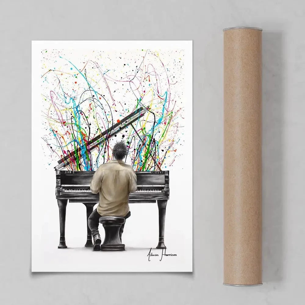 The Piano Solo Art Print The Piano Solo Art Print wall art product Ashvin Harrison