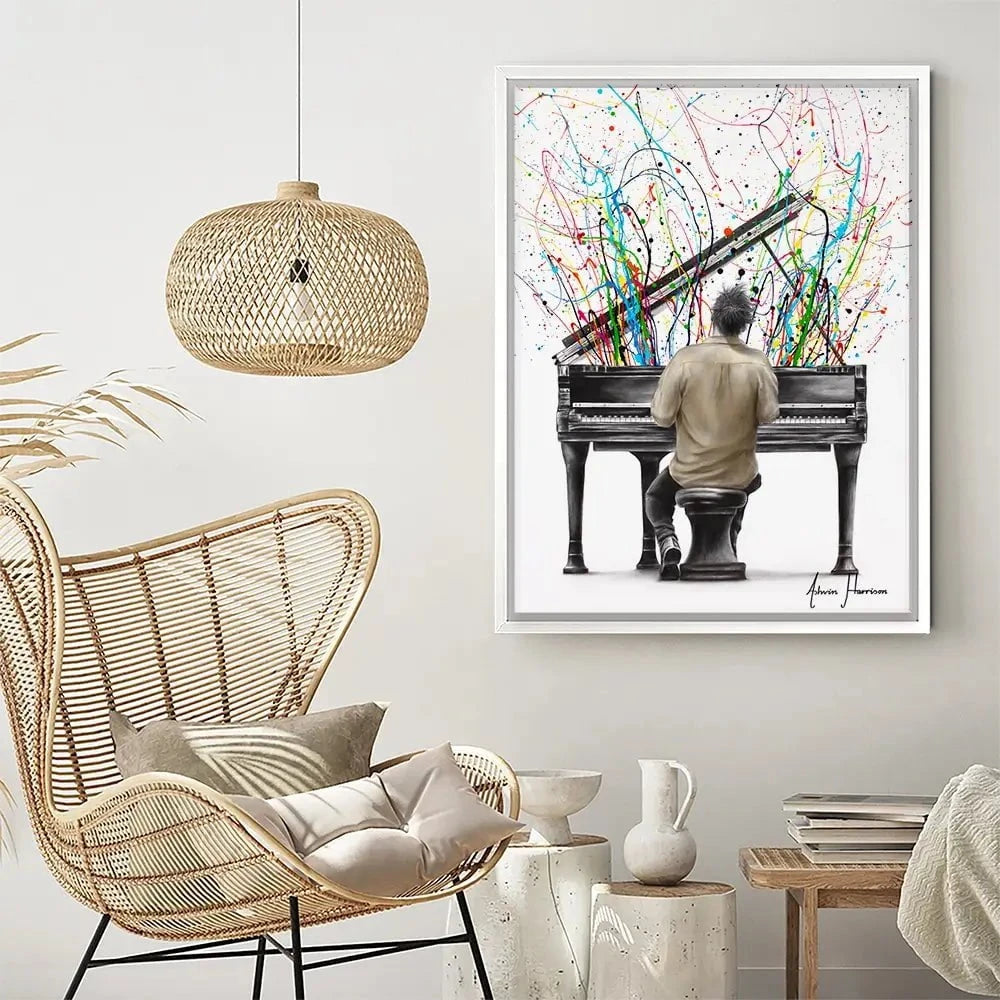 The Piano Solo Canvas Print The Piano Solo Canvas Print wall art product Ashvin Harrison