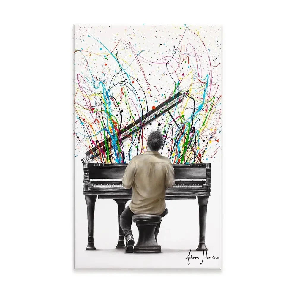 The Piano Solo Canvas Print The Piano Solo Canvas Print wall art product Ashvin Harrison
