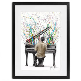 The Piano Solo Framed Art Print The Piano Solo Framed Art Print wall art product Ashvin Harrison
