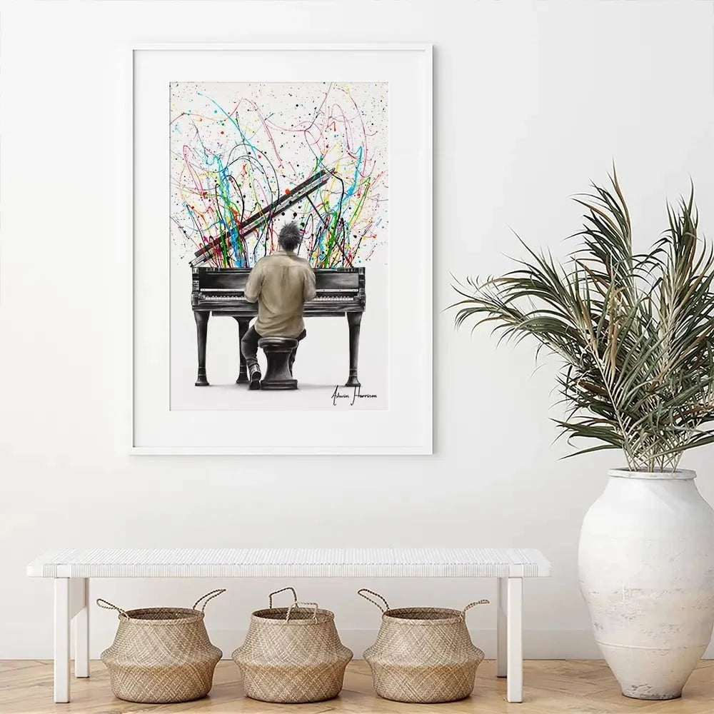 The Piano Solo Framed Art Print The Piano Solo Framed Art Print wall art product Ashvin Harrison