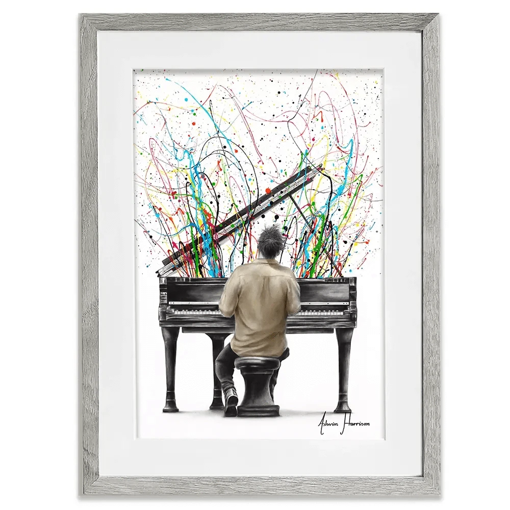 The Piano Solo Framed Art Print The Piano Solo Framed Art Print wall art product Ashvin Harrison