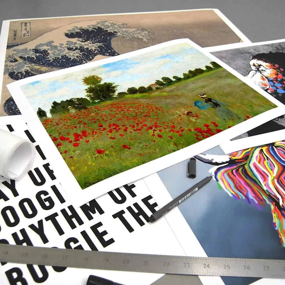 The Poppy Field Art Print The Poppy Field Art Print wall art product Claude Monet