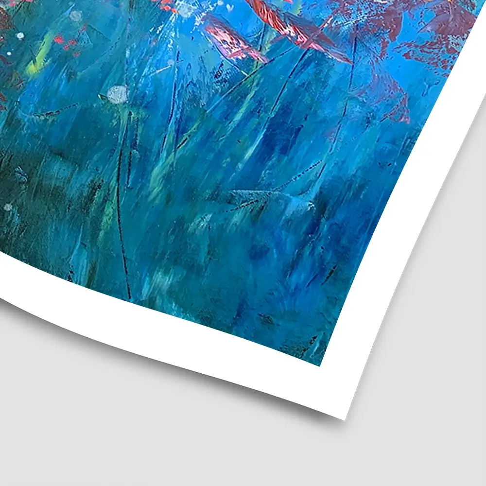 The Power Of Flowers Square Art Print The Power Of Flowers Square Art Print wall art product Laure Bury