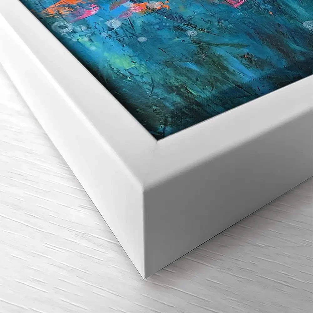 The Power Of Flowers Square Canvas Print The Power Of Flowers Square Canvas Print wall art product Laure Bury