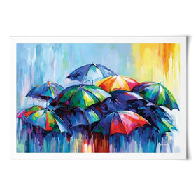 The Rainy Day Blues Art Print The Rainy Day Blues Art Print wall art product Leon Devenice