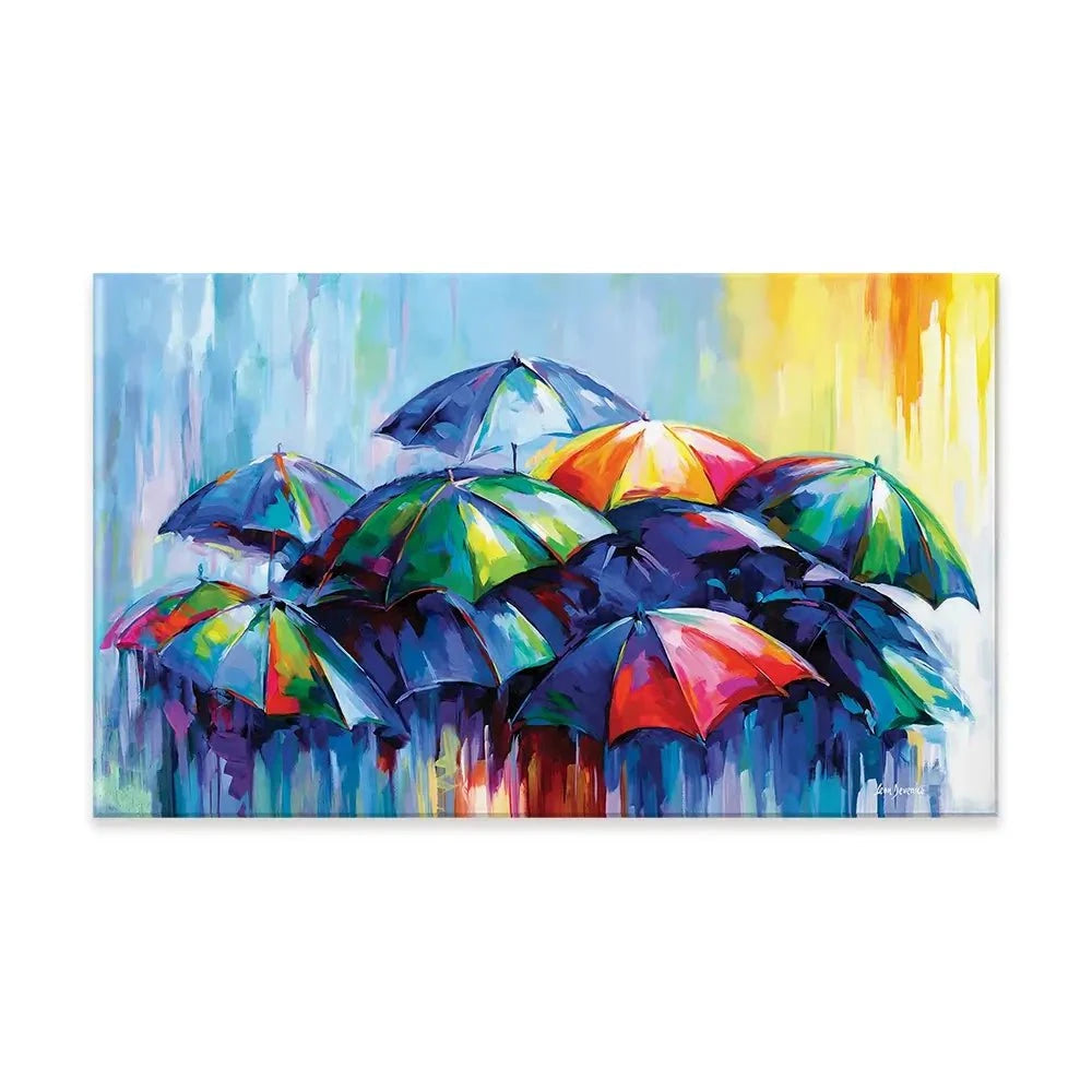 The Rainy Day Blues Canvas Print The Rainy Day Blues Canvas Print wall art product Leon Devenice