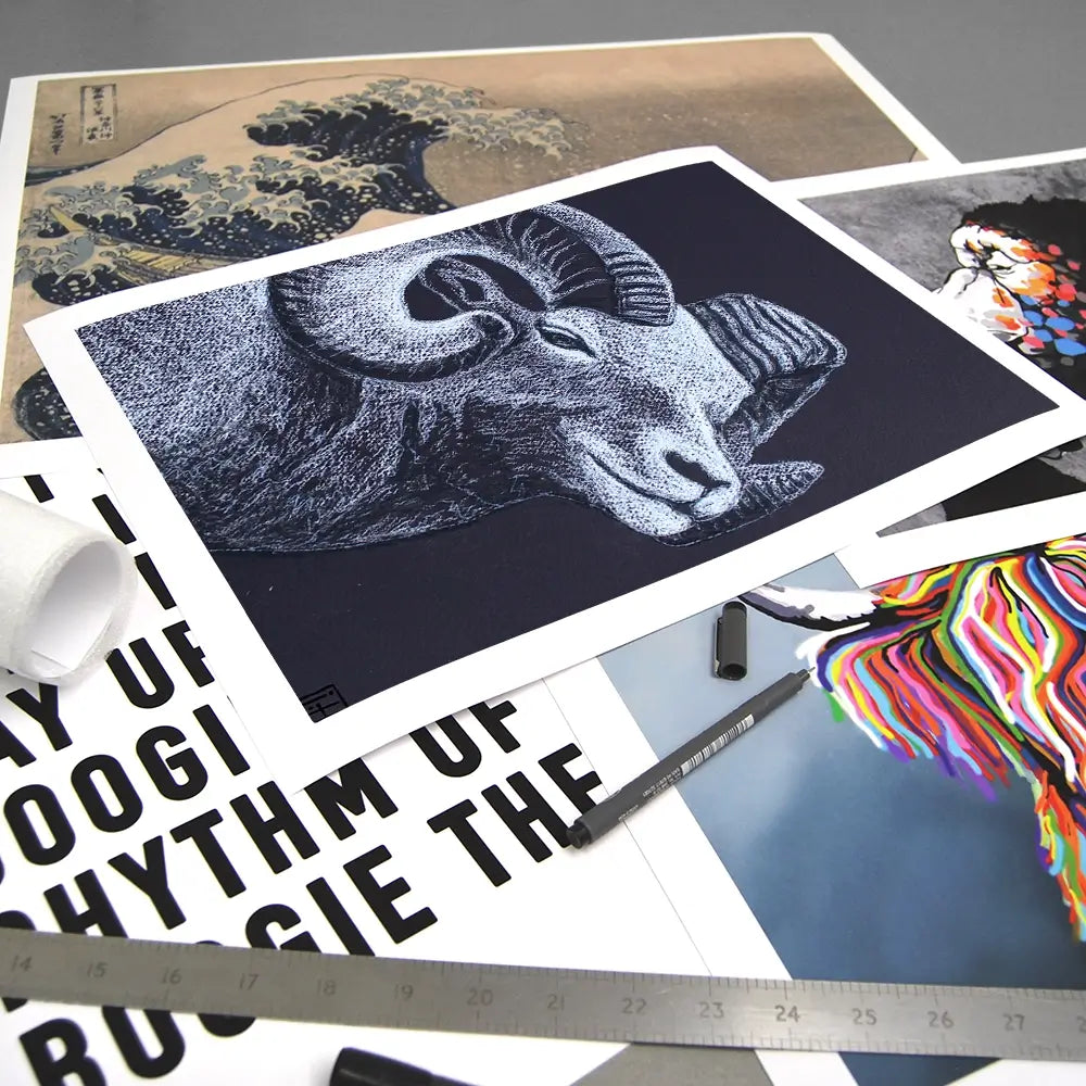 The Ram Art Print The Ram Art Print wall art product Studio Paint-Ing