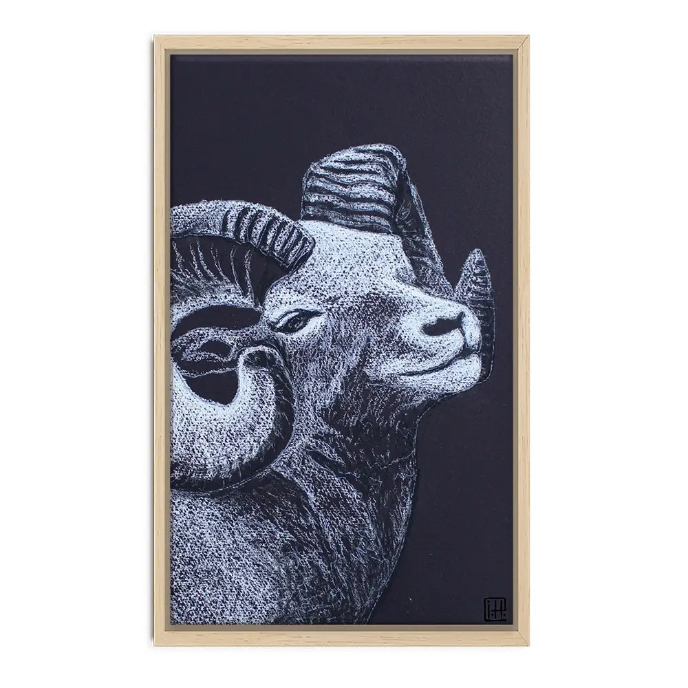 The Ram Canvas Print The Ram Canvas Print wall art product Studio Paint-Ing
