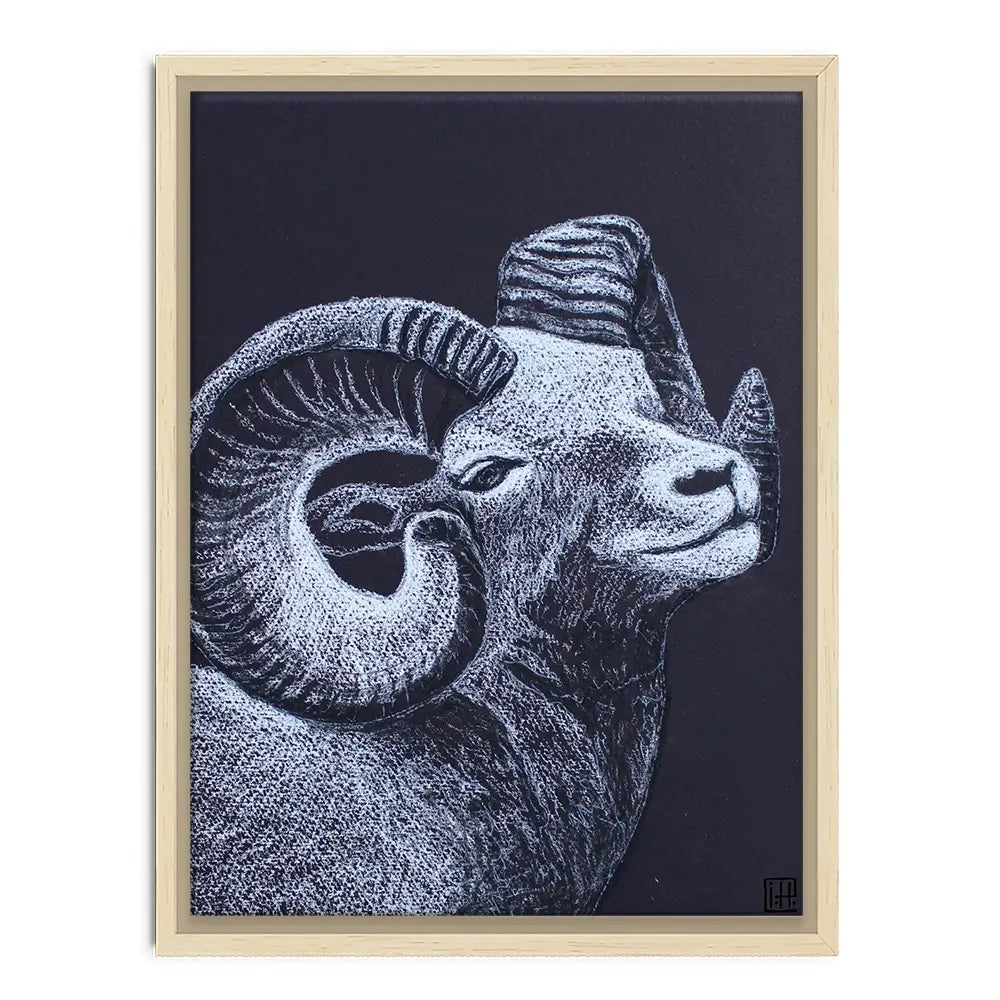 The Ram Canvas Print The Ram Canvas Print wall art product Studio Paint-Ing