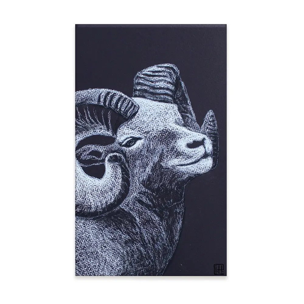 The Ram Canvas Print The Ram Canvas Print wall art product Studio Paint-Ing