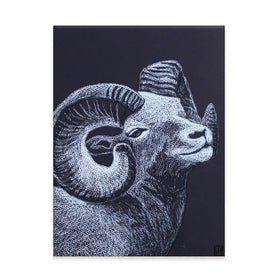 The Ram Canvas Print The Ram Canvas Print wall art product Studio Paint-Ing
