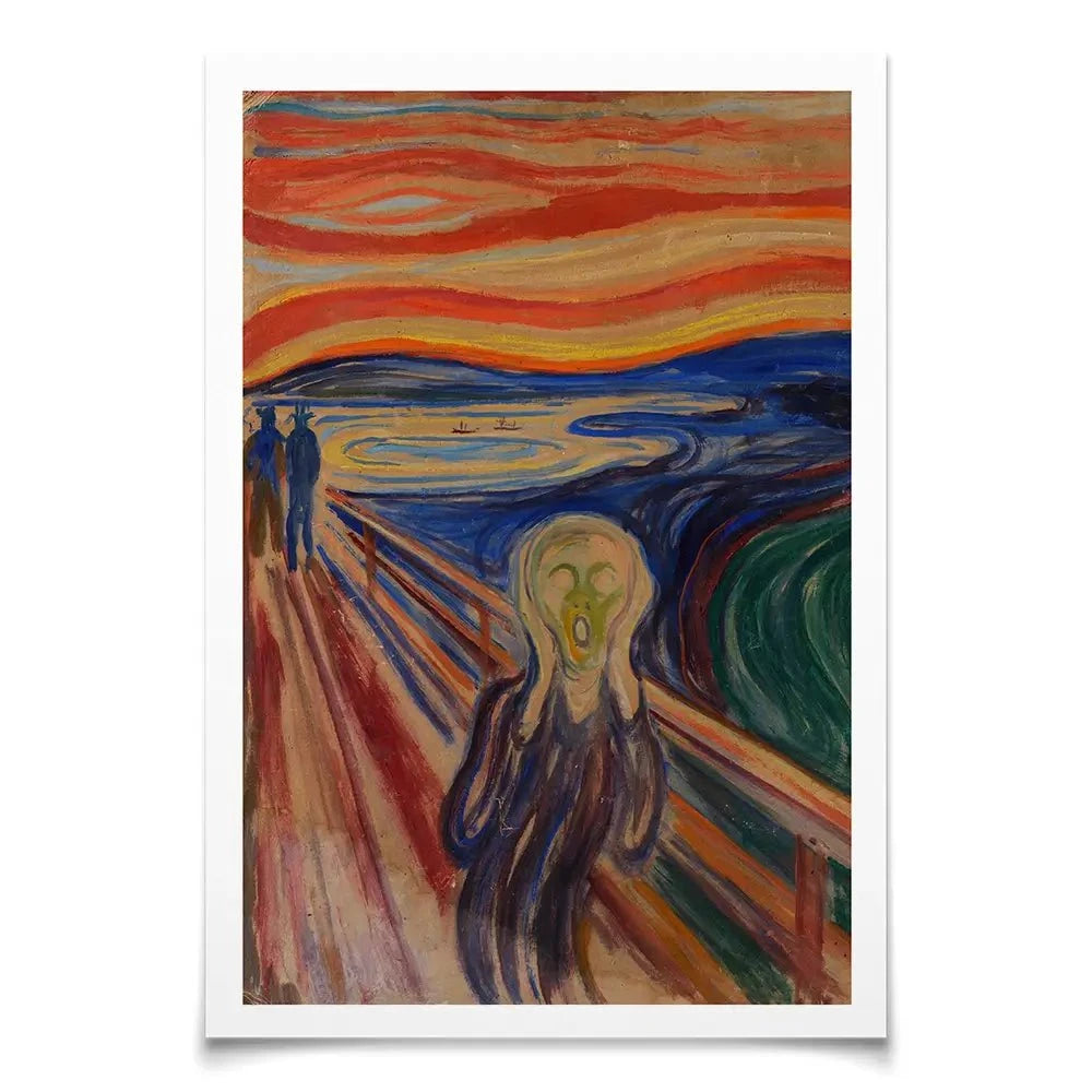 The Scream Art Print The Scream Art Print wall art product Edvard Munch