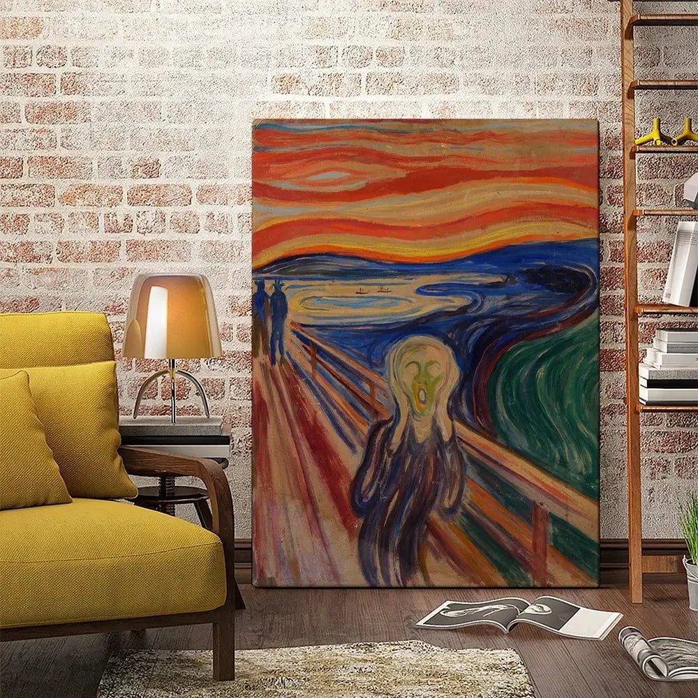 The Scream Canvas Print The Scream Canvas Print wall art product Edvard Munch