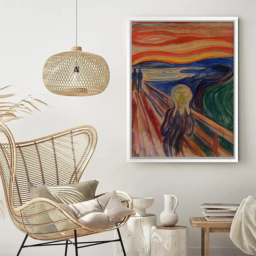 The Scream Canvas Print The Scream Canvas Print wall art product Edvard Munch