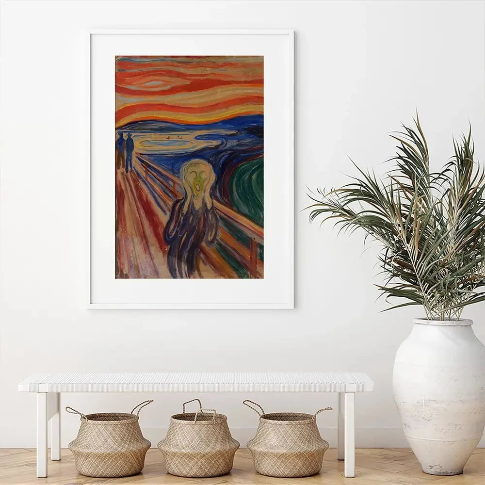 The Scream Framed Art Print The Scream Framed Art Print wall art product Edvard Munch