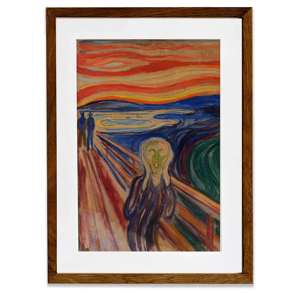The Scream Framed Art Print The Scream Framed Art Print wall art product Edvard Munch