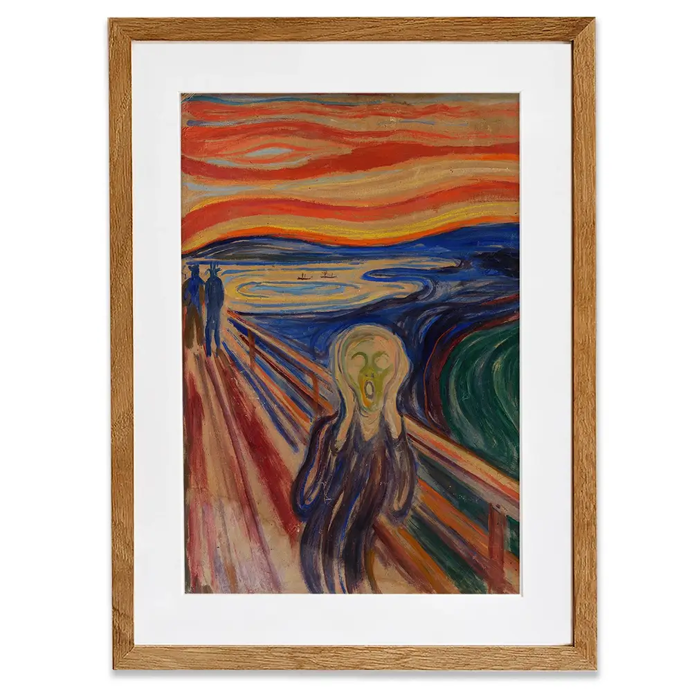 The Scream Framed Art Print The Scream Framed Art Print wall art product Edvard Munch