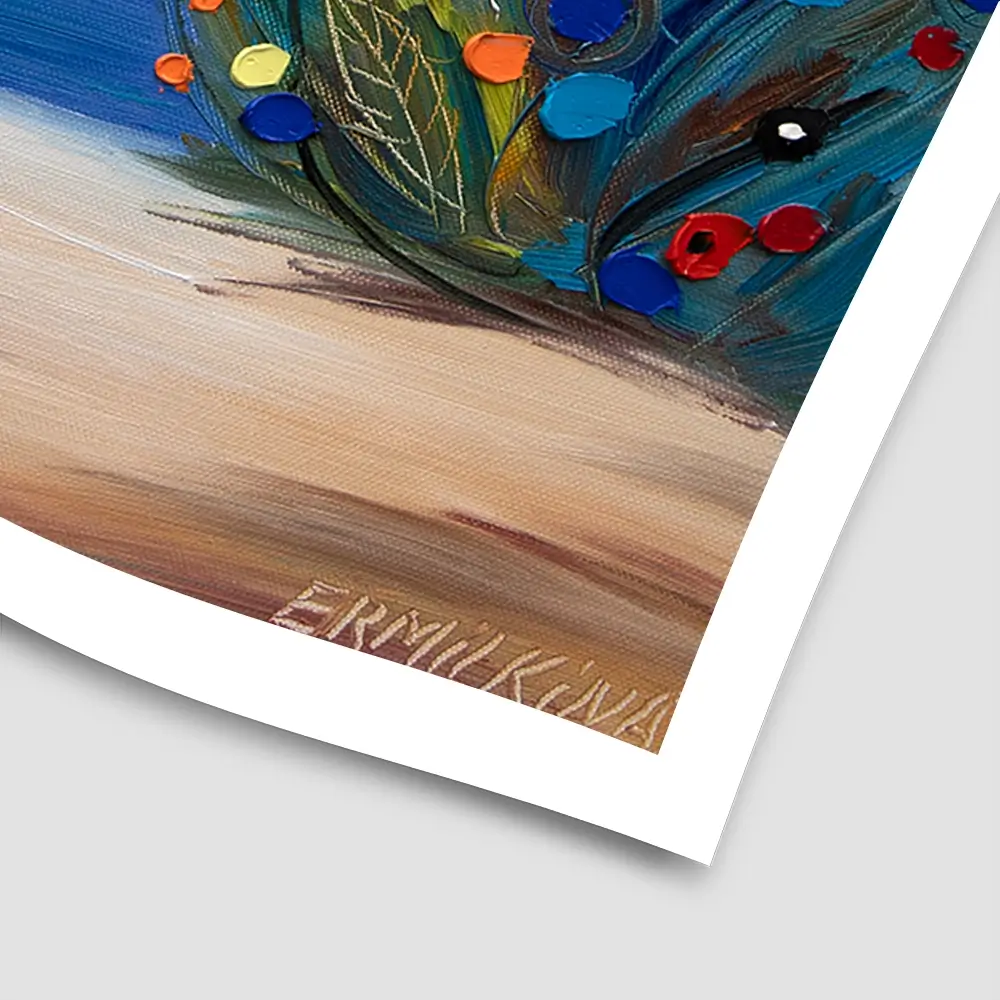 The Sea Garden Square Art Print The Sea Garden Square Art Print wall art product Ekaterina Ermilkina