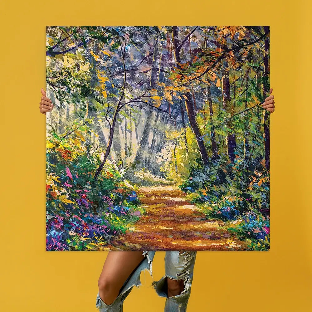 The Secret Garden Oversized Canvas Print The Secret Garden Oversized Canvas Print wall art product Art Print Shop