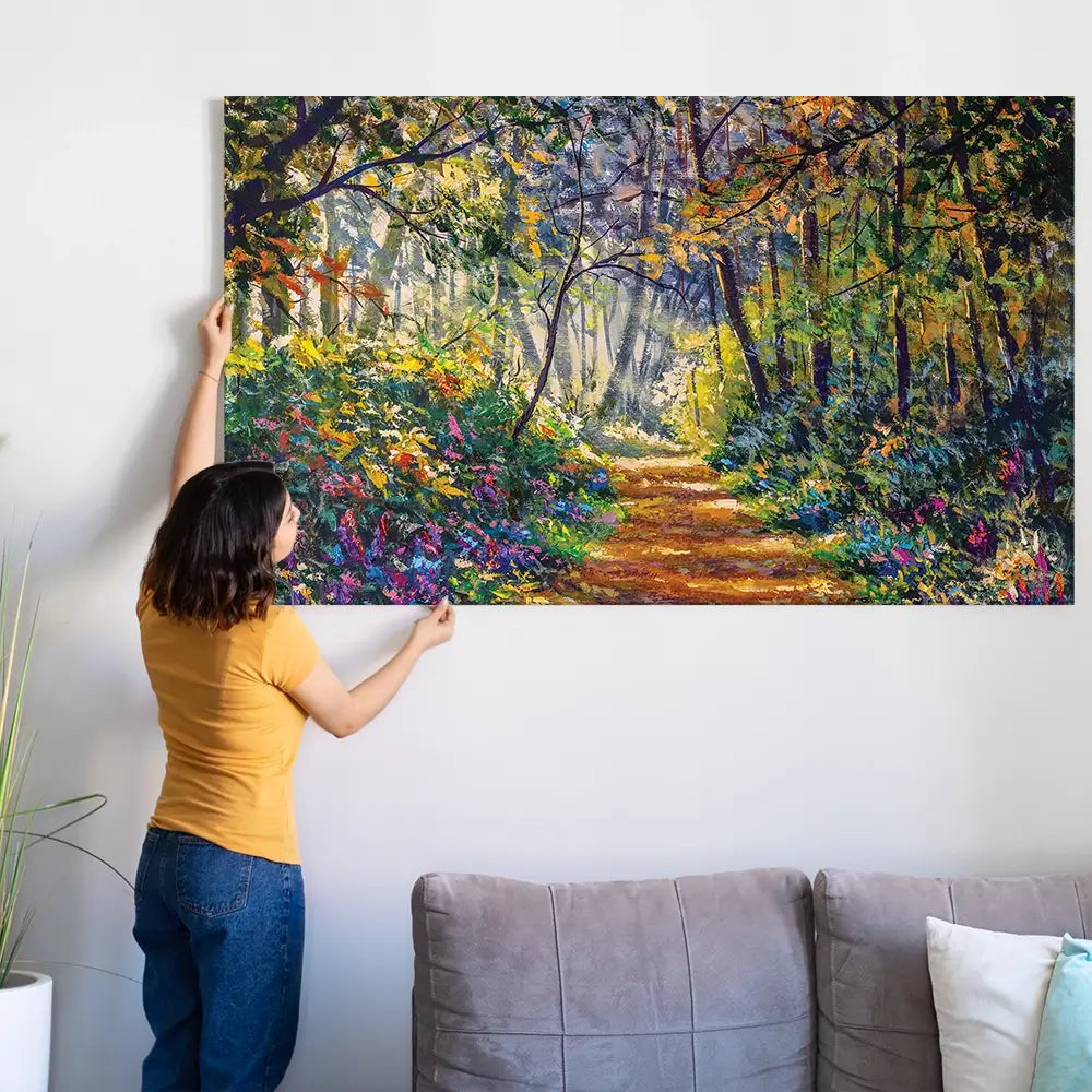 The Secret Garden Oversized Canvas Print The Secret Garden Oversized Canvas Print wall art product Art Print Shop