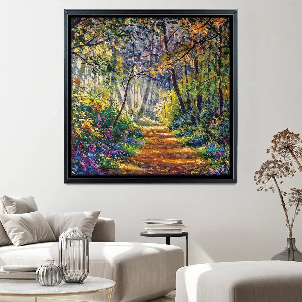 The Secret Garden Square Canvas Print The Secret Garden Square Canvas Print wall art product Valery Rybakow / Shutterstock