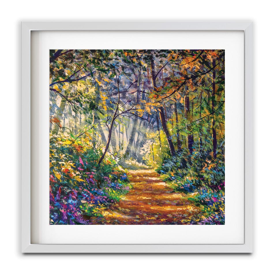 The Secret Garden Square Framed Art Print wall art product Valery Rybakow / Shutterstock