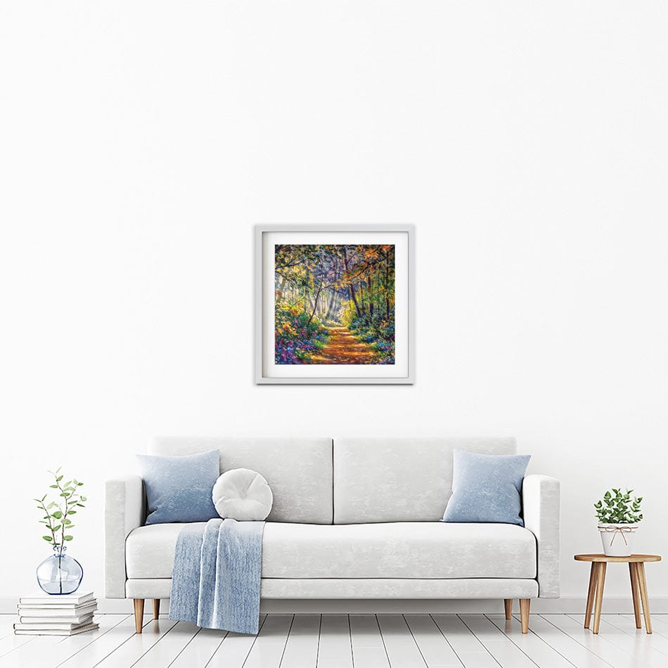 The Secret Garden Square Framed Art Print wall art product Valery Rybakow / Shutterstock