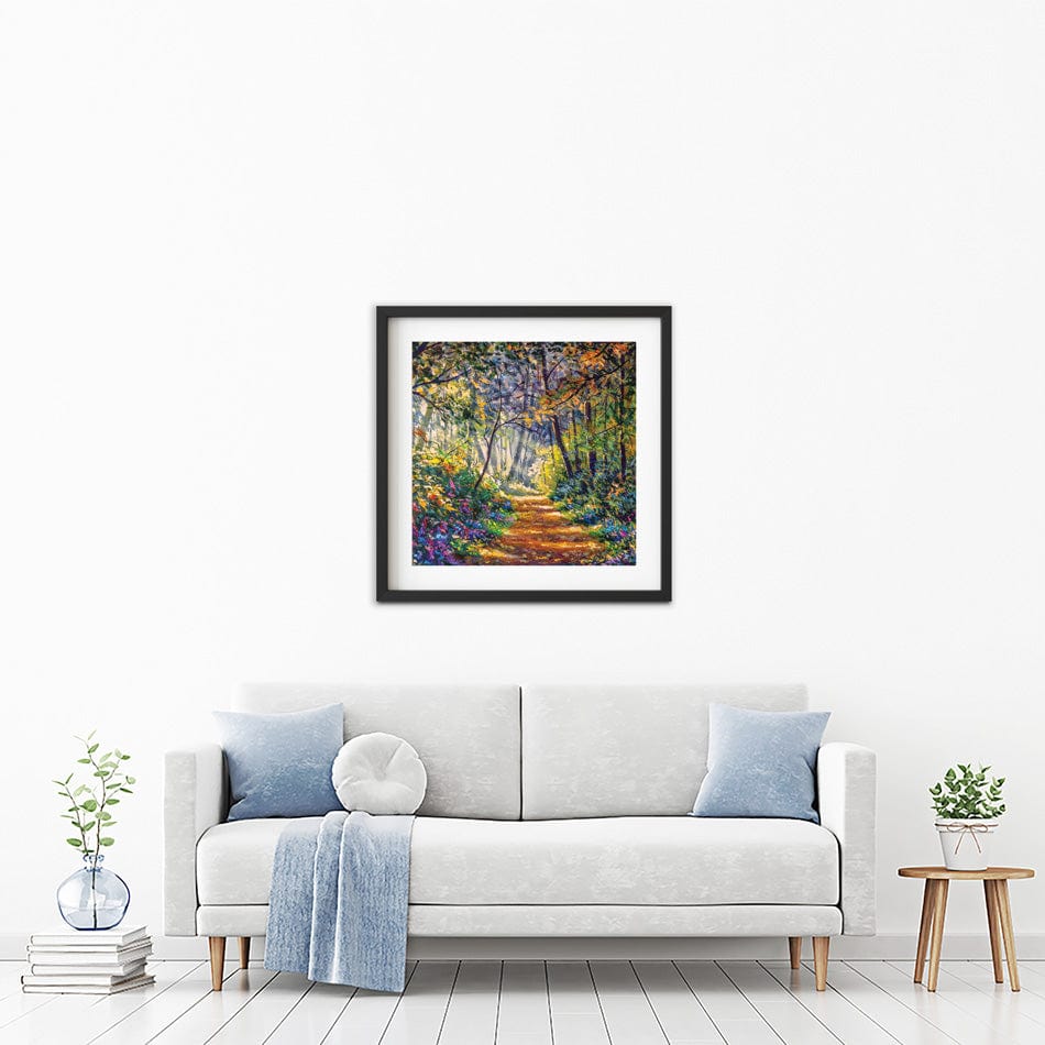 The Secret Garden Square Framed Art Print wall art product Valery Rybakow / Shutterstock