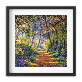 The Secret Garden Square Framed Art Print wall art product Valery Rybakow / Shutterstock