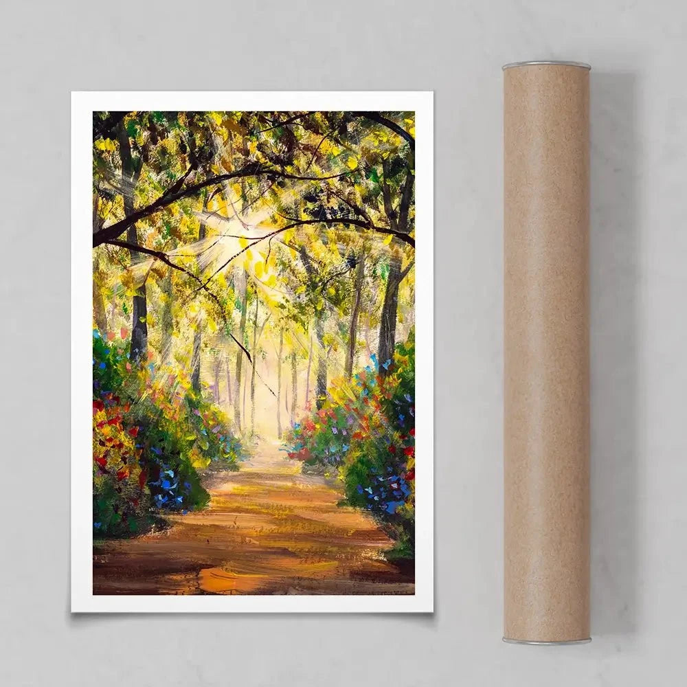 The Secret Path Art Print The Secret Path Art Print wall art product Valery Rybakow / Shutterstock