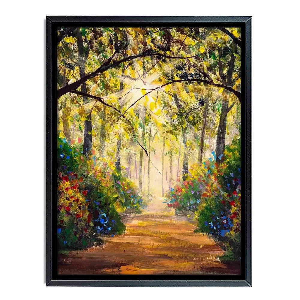 The Secret Path Canvas Print The Secret Path Canvas Print wall art product Valery Rybakow / Shutterstock