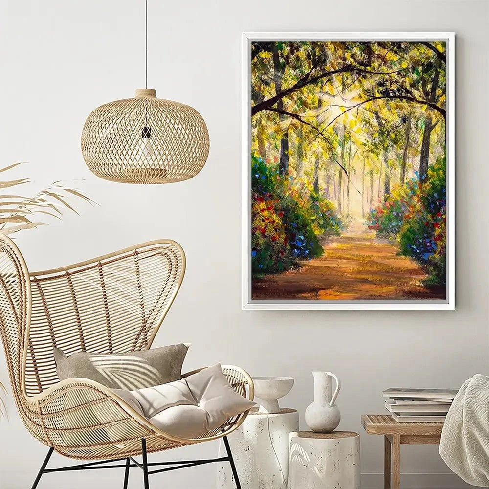 The Secret Path Canvas Print The Secret Path Canvas Print wall art product Valery Rybakow / Shutterstock