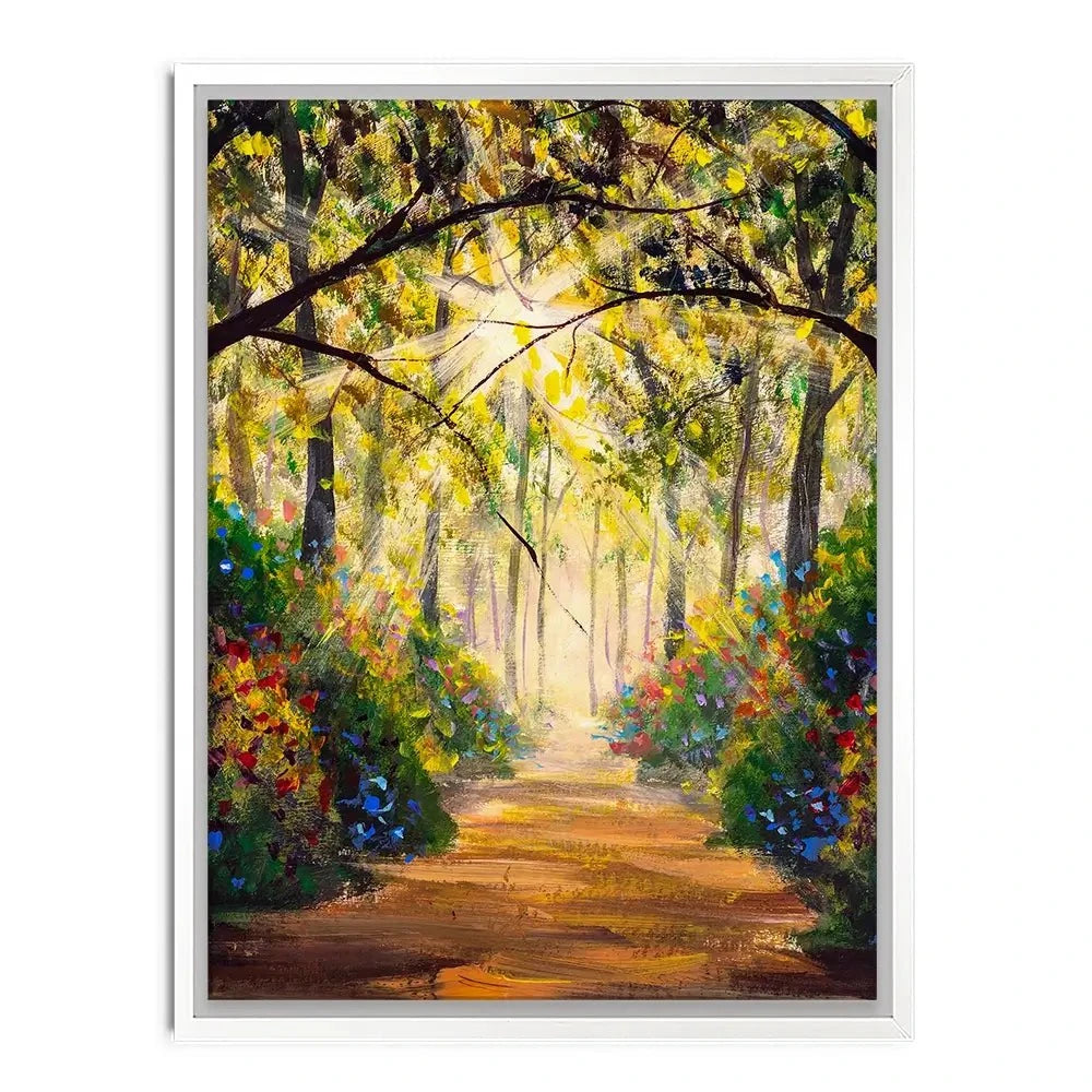 The Secret Path Canvas Print The Secret Path Canvas Print wall art product Valery Rybakow / Shutterstock
