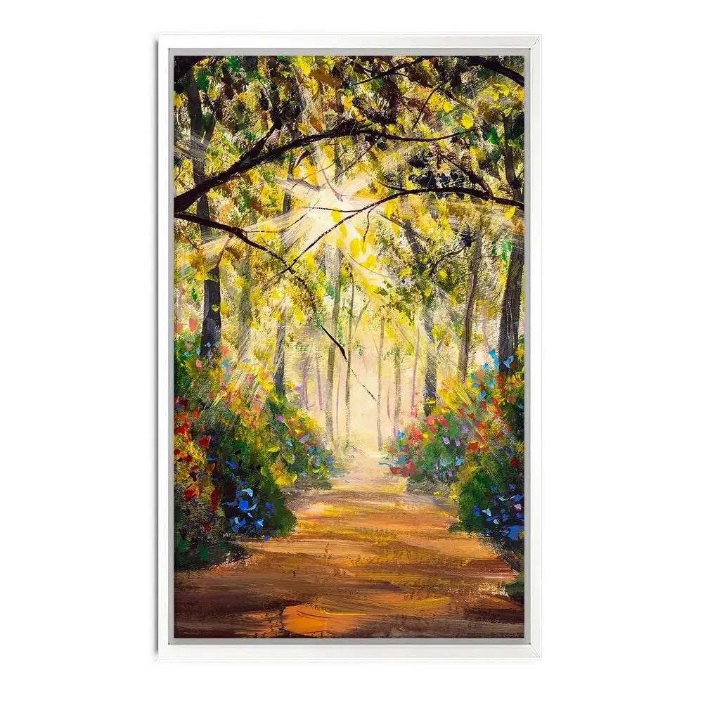 The Secret Path Canvas Print The Secret Path Canvas Print wall art product Valery Rybakow / Shutterstock