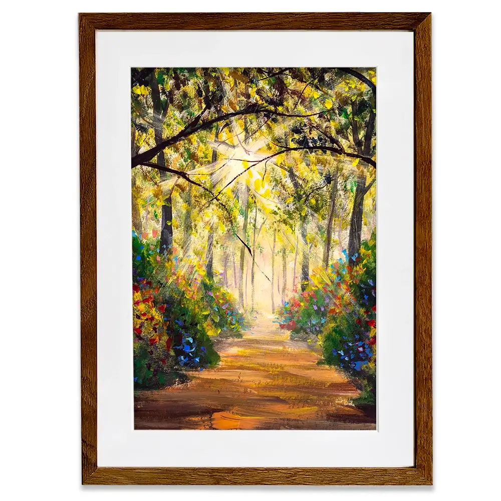 The Secret Path Framed Art Print The Secret Path Framed Art Print wall art product Valery Rybakow / Shutterstock