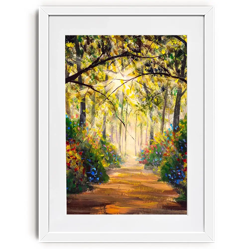 The Secret Path Framed Art Print The Secret Path Framed Art Print wall art product Valery Rybakow / Shutterstock