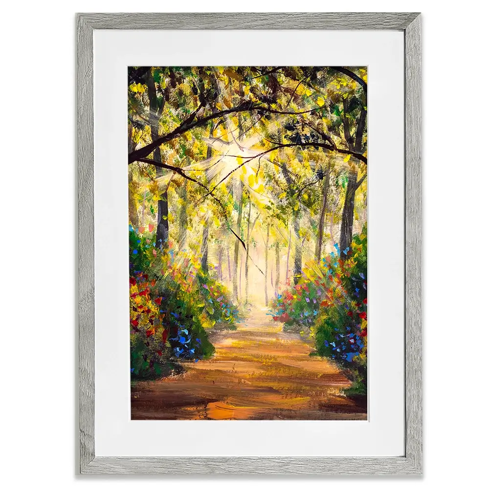 The Secret Path Framed Art Print The Secret Path Framed Art Print wall art product Valery Rybakow / Shutterstock