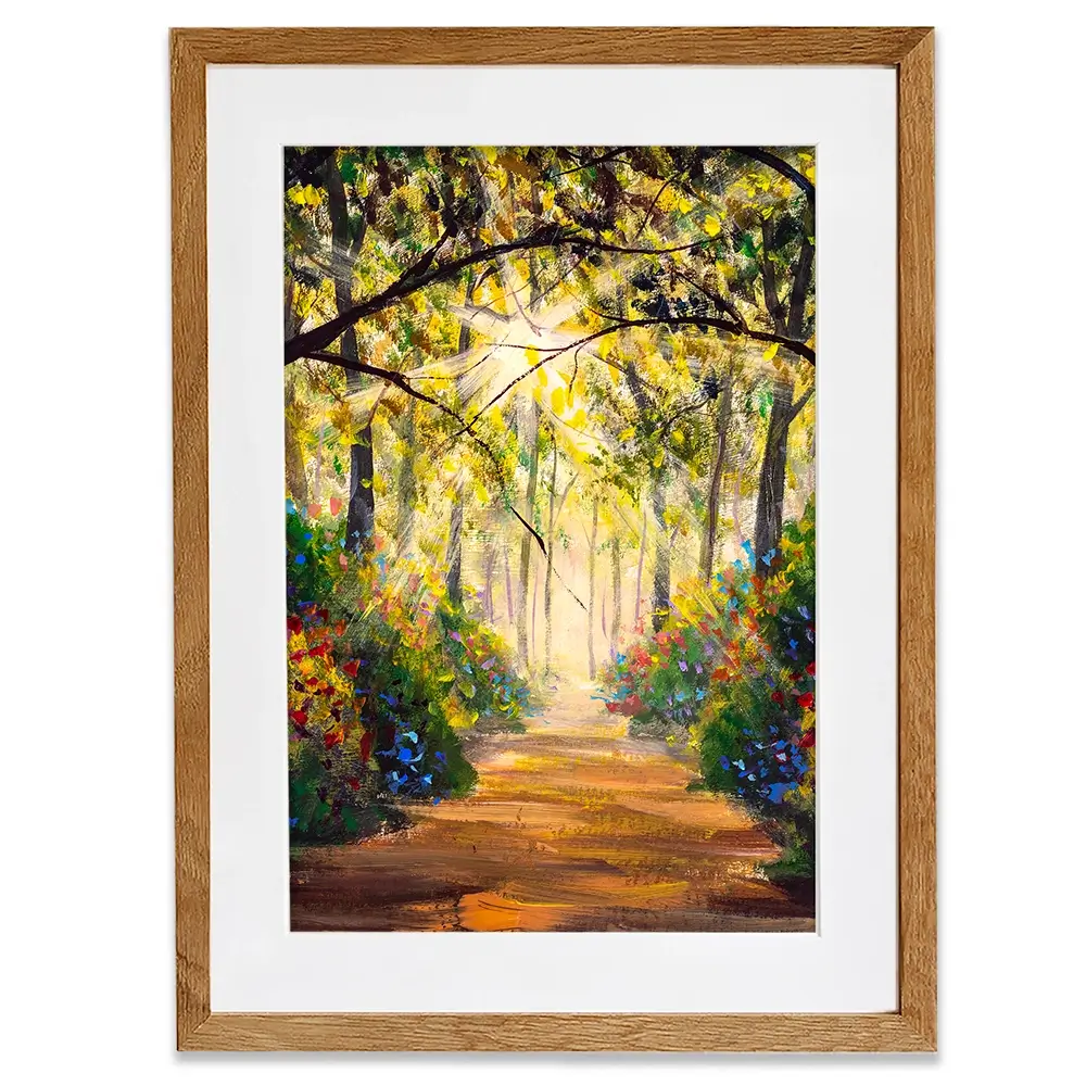 The Secret Path Framed Art Print The Secret Path Framed Art Print wall art product Valery Rybakow / Shutterstock