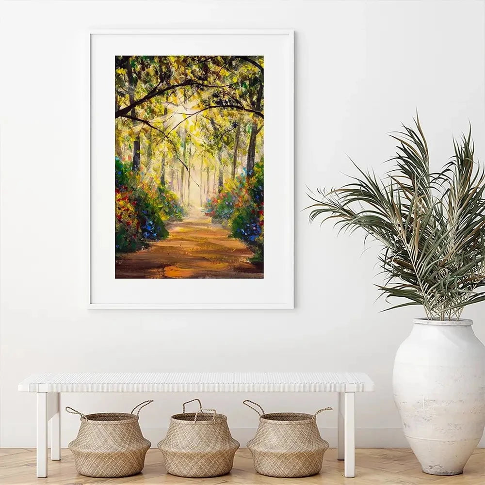 The Secret Path Framed Art Print The Secret Path Framed Art Print wall art product Valery Rybakow / Shutterstock
