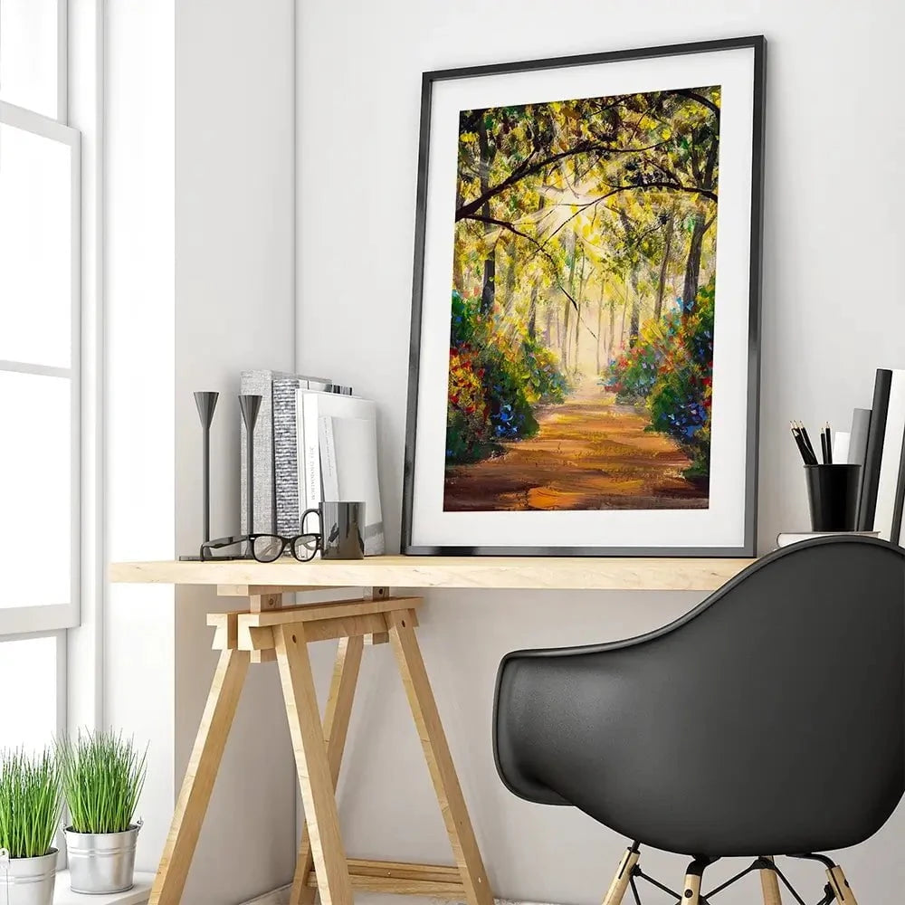 The Secret Path Framed Art Print The Secret Path Framed Art Print wall art product Valery Rybakow / Shutterstock