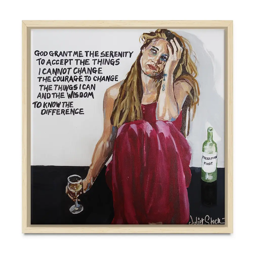 The Serenity Pour Square Canvas Print The Serenity Pour Square Canvas Print wall art product Juliet Stockton