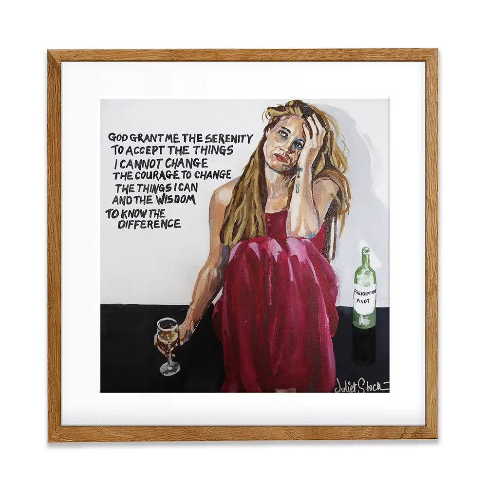 The Serenity Pour Square Framed Art Print The Serenity Pour Square Framed Art Print wall art product Juliet Stockton